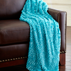 GO TO TEAL LUXURY THROW